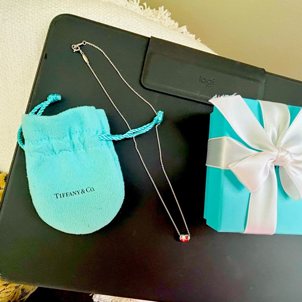 Tiffany&Co Elsa Peretti S/S Mini Bean Necklace